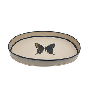 Bandeja DE SERVICIO DE METAL redonda elegante moderna con acabado dorado hecho a mano para restaurantes, hoteles, bandejas de mesa para servir alimentos - Product Image 3