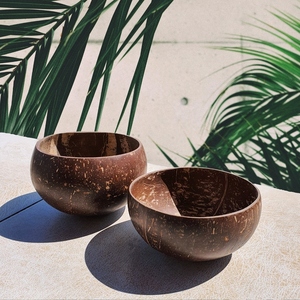 Cuencos ecológicos para batidos de cáscara de coco, fabricante de Vietnam, cuencos pulidos hechos a mano de exportación, precio de fábrica de 13-16cm - Product Image 5