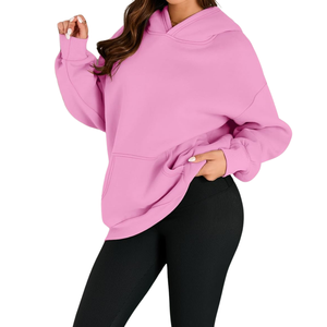 Femmes 100% coton polaire pull à capuche respirant confortable HeavyGSM Top vente vêtements d'hiver motif imprimé brodé - Product Image 3