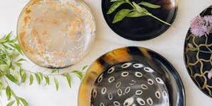 Logo personnalisé Assiettes de chargeur de corne de haute qualité pour une assiette peu profonde de taille personnalisée Assiette à steak familiale Restaurant Corne de fleur en céramique - Product Image 6