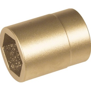 ENDRES TOOLS 1/2\" 6-Point <b>Socket</b> Wrench Insert White Key <b>24mm</b> 43mm Length Spark-Free Non-Sparkling Tool - Product Image 1