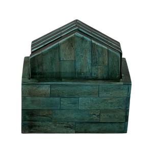 Posavasos Cuadrados de Hueso Hechos a Mano, Ecológicos, con Incrustaciones, 10 mm de Grosor, Finamente Pulidos, para Hoteles de Lujo y Decoración Premium - Product Image 3