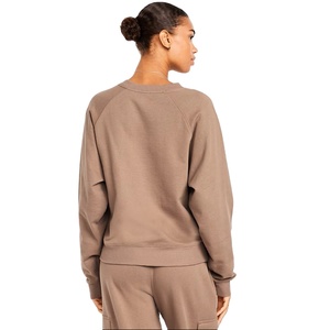 Fashion Womens Crewneck Sweatshirt Warm Fleece Pullover Comfortable Long Sleeve <b>Winter</b> <b>Top</b> for Everyday Use - Product Image 2