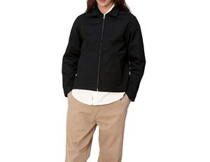 Chaqueta de trabajo de invierno personalizada para hombre, cortavientos con cremallera de lona vintage con chaqueta vuelta hacia abajo para hombre - Product Image 4