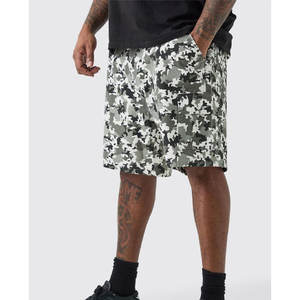 Pantalones Cortos Casuales para Hombre con Cintura Ajustable, 100% Algodón, Transpirables, Estampados, para Correr, para Verano - Product Image 4