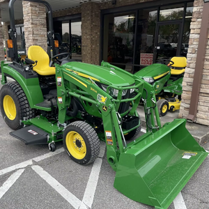 Tractor Johnn Deere 2032R, cortacésped de montaje medio, tractor agrícola con alta salida de par adecuado para trabajos agrícolas pesados - Product Image 4