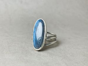 Anillo de piedras preciosas de labradita de Plata de Ley 925 hecho a mano, joyería de boda de tendencia vintage a precio mayorista - Product Image 2