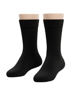 Chaussettes de printemps confortables en fibre de bambou de qualité supérieure, antidérapantes, avec bordure confortable, logo personnalisé, service OEM