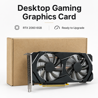 Nouvelle carte graphique de jeu XHVGA RTX 2060 6 Go GDDR6 192 bits à double ventilateur 4K pour ordinateur de bureau PCI Express 16 nm 14000 MHz 1365 MHz