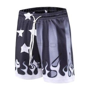 Logo personnalisé Short en maille pour homme Vêtements de fitness d'été de haute qualité Short de basket-ball en polyester double couche à séchage rapide - Product Image 4