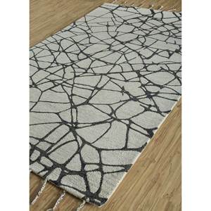 Jaipur <b>Rugs</b> ZA Tra-1518 Contour Grey Black <b>Hand</b> <b>Tufted</b> Large Area Wool <b>Rug</b> for Home 10mm Abstract for Living Room Hallway - Product Image 2