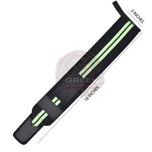Bandes de poignet de musculation en néoprène réglables avec logo personnalisé, de haute qualité, respirantes et imperméables, fabrication OEM sur mesure - Product Image 2