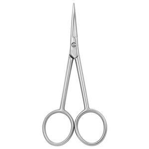 Ciseaux à cuticules professionnels incurvés pour la beauté, lame tranchante pour un toilettage de précision, acier inoxydable à haute teneur en carbone, finition mate - Product Image 2