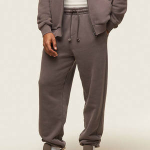 ชุดวิ่งออกกำลังกายผ้าฝ้ายโอเวอร์ไซส์สำหรับผู้ชายกางเกงและกางเกงขายาวระบายอากาศได้ดีมีกระเป๋าสำหรับผู้ชาย - Product Image 3