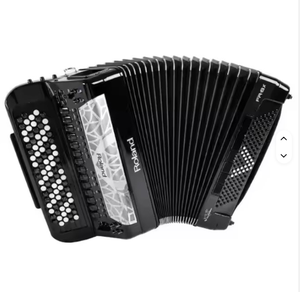 Nuevo, lo último en, piano de acordeón en V, tipo negro - Product Image 4