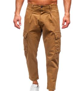 Pantalones cargo ligeros informales para hombre, pantalones cómodos de cintura media para correr, ropa de calle, venta al por mayor OEM - Product Image 1