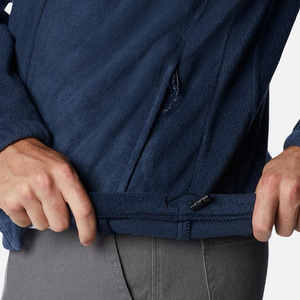 Veste pour homme à prix avantageux, manches longues, service OEM, prix de gros, col montant avec fermeture éclair et poche avant, logo personnalisé - Product Image 5