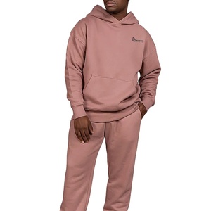 OEM Oversized Tracksuit Set Men Women Hoodie and Sweatpants Soft Fabric Casual Sportswear Breathable Quick-Dry Supplier - Product Image 4