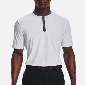 Polo de golf para hombre personalizado orgánico alto SPF 30 sublimación de impresión completa poliéster 100% algodón rendimiento ropa de golf camisas - Product Image 6