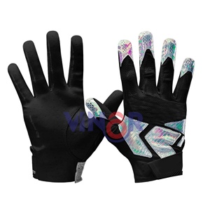 Guantes de Fútbol Americano de Diseño Personalizado de Alta Calidad, Palma de Cuero Cómoda, Impermeables, Color Personalizado, Logotipo Personalizado, Venta al por Mayor - Product Image 5
