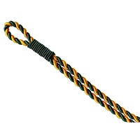 Cordon de macramé personnalisé bleu roi et or, torsadé à 3 brins, enduit, haute ténacité, pour uniforme de cérémonie