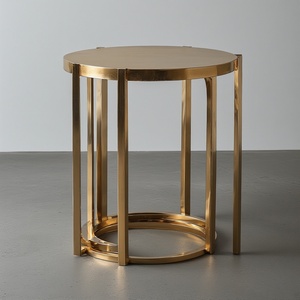 Mesa auxiliar moderna hecha a medida totalmente hecha a mano atractivo diseño de espejo nueva llegada hogar Hotel decoración mejor tienda de productos - Product Image 5