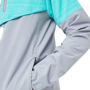 Veste coupe-vent en toile personnalisée, imperméable, pour l'extérieur, col montant, sublimation sur le devant, légère, respirante, vêtements de sport pour la course à pied - Product Image 5