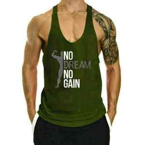 2024 nueva llegada camiseta de gimnasio hecha a medida para hombres 100% algodón Casual entrenamiento transpirable camiseta sin mangas de punto último diseño venta a granel - Product Image 4