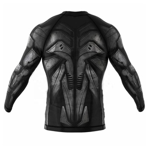 Alta calidad personalizada MMA ropa deportiva de talla grande Jersey Rash Guard al por mayor Rashguards personalizables del fabricante - Product Image 2