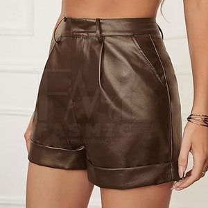 Shorts de Cuero Transpirables para Mujer, Diseño de Logotipo Personalizado, Resistentes al Viento e Impermeables, Alta Calidad, Ligeros, Nueva Llegada - Product Image 5