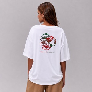 T-shirt d'été décontracté en coton tricoté épais 280g, col rond, manches courtes, grande taille, haute qualité, écologique, respirant et séchage rapide - Product Image 4