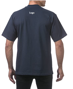 เสื้อยืดคอกลมแขนสั้นผู้ชายผ้าฝ้ายเฮฟวี่เวท - Product Image 4
