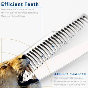 Venta directa de fábrica Nuevo diseño Tijeras de adelgazamiento de peluquero para diestros de acero inoxidable con 28 dientes Calidad de grado A + - Product Image 3