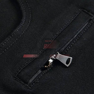 Wholesale Lightweight 100% Cotton Men's <b>Jeans</b> Shorts Comfortable <b>Elastic</b> <b>Waist</b> Solid Pattern Casual Style Online Sale - Product Image 4