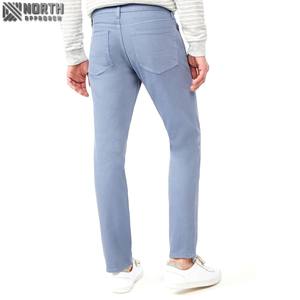 กางเกงยีนส์ทรงสลิมตรงคุณภาพสูงสำหรับผู้ชาย ออกแบบเองได้ ทรงดินสอ น้ำหนักเบา สำหรับแฟชั่นใหม่ที่ปรับแต่งได้ - Product Image 4