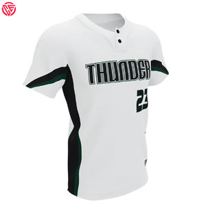 Meilleur 2025 Softball Sublimation Baseball Uniforme Jersey Chemises En Gros Imprimé Baseball Jersey Sportswear Chemise pour Adulte - Product Image 1