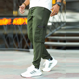 2025 pantalones de chándal Cargo para hombres, pantalones Cargo ecológicos para hombres, pantalones sostenibles para hombres, pantalones Cargo cortados y cosidos - Product Image 2
