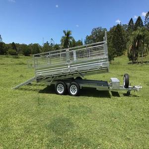 CE Approved 7CX 15 Farm Dump <b>Tractor</b> <b>Trailer</b> Light Duty Walking Construction <b>Trailer</b> Economical Option New Used High France - Product Image 4