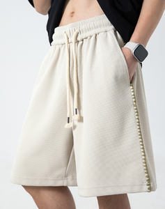 Short avec impression de logo personnalisé Can Short de fitness décontracté pour hommes Short d'entraînement de course à pied - Product Image 3