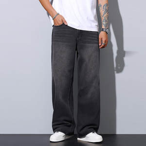 New Style Outdoor Use <b>Men's</b> Oversize <b>Denim</b> Pants <b>For</b> Sale OEM Service Regular Fit Fashionable <b>Men</b> <b>Denim</b> Pants - Product Image 3