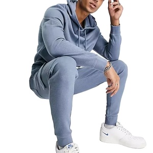 ชุดวอร์มผ้าฟลีซเข้ารูปสำหรับผู้ชายชุดวอร์มเข้ารูปแบบกำหนดเองมีแถบด้านข้างสำหรับคุณแม่ - Product Image 1