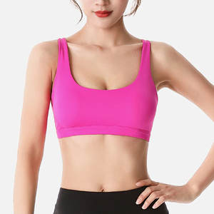 Soutien-gorge de sport de yoga sans couture pour femmes, soutien-gorge de sport avec large bandoulière pour la salle de sport - Product Image 5
