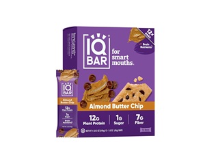 ไอคิวบาร์ บเรน บอดี้ เคโต โปรตีนบาร์ - รสเนยอัลมอนด์ชิปส์ แพ็ค 12 ชิ้น - Product Image 1