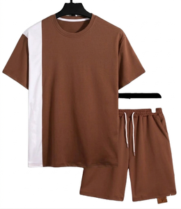 Ensembles de shorts personnalisés pour hommes, ensembles de chemises et shorts d'été pour hommes, ensemble de t-shirt à manches courtes et shorts de plage, ensemble de t-shirt pour hommes - Product Image 1