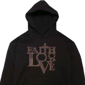 <b>Rhinestone</b> Acid Wash Hoodie Cotton Fleece Pullover Sweatshirt Custom Streetwear Casual Gym Wear Outdoor Winter Hooded <b>Jacket</b> - Product Image 1