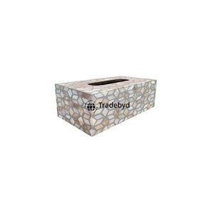 Portapañuelos de Papel con Incrustaciones de Madera Tallada a Mano con Diseño Floral de Primera Calidad para Mesas de Dormitorio y Sala de Estar Tradebyd - Product Image 6