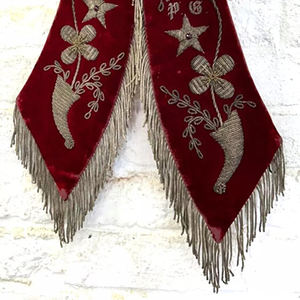 คำสั่งของ Eastern Star oes แบบสายสะพายสมบูรณ์เครื่องราชกกุธภัณฑ์จากมาตรอนสายคาดเอวสีม่วง - Product Image 4