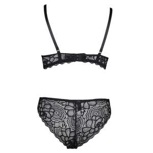 Conjunto de sujetador y bragas de espuma para mujer - Negro - Product Image 2