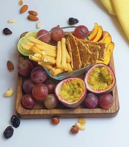 <b>Square</b> natural wood serving platter snack fruits for food serving breakfast food bar home kitchen decor wedding gifts restaurant - Product Image 5