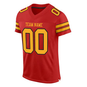 Camiseta de Fútbol Americano Personalizada con Logotipo OEM, Sublimación Personalizada, Impresión Digital, Transpirable, de Secado Rápido, Unisex para Adultos - Product Image 5